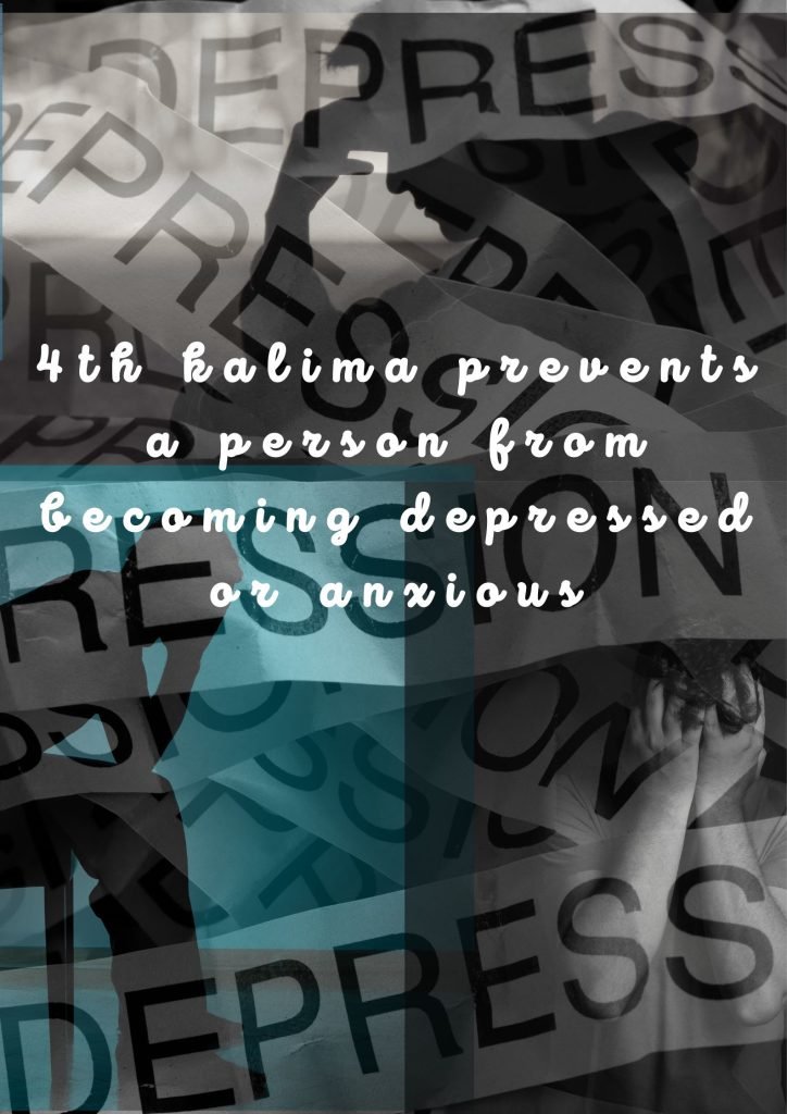 It prevents a person from becoming depressed or anxious