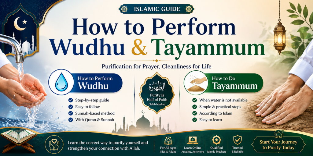 How To Perform Wudhu How To Do Tayammum