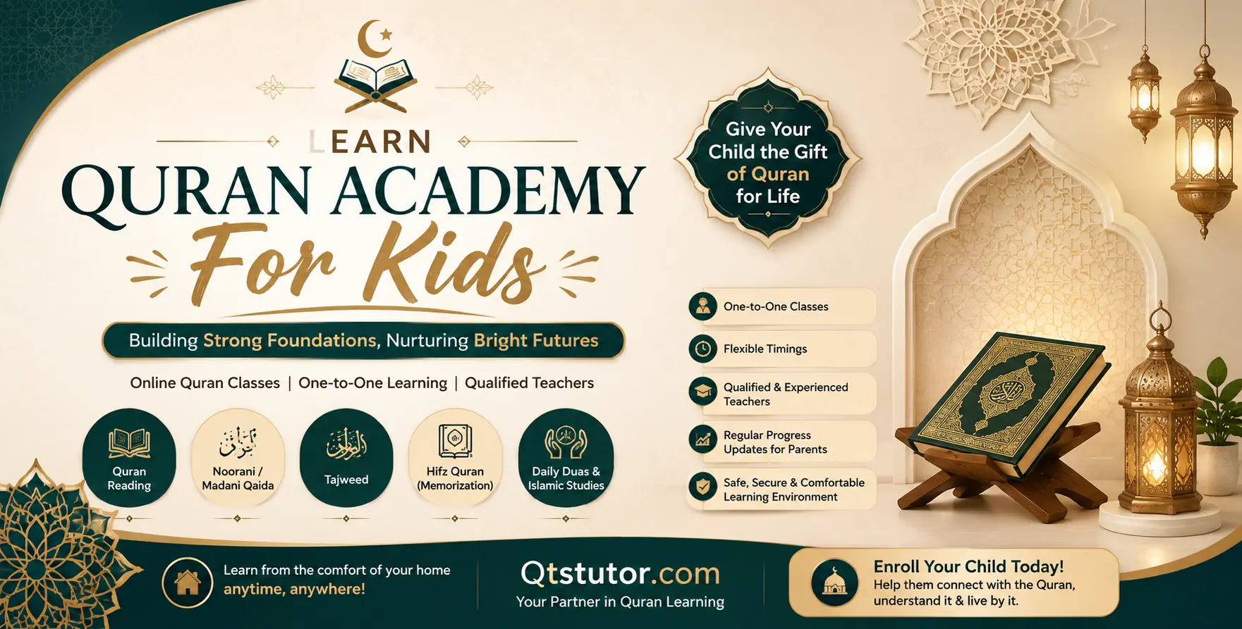 Online Quran academy for kids learning from home