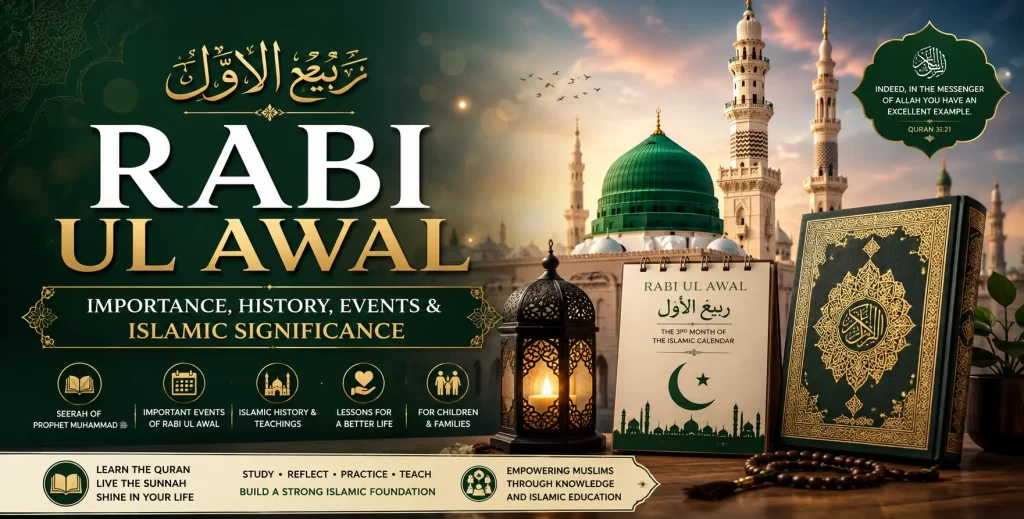 Rabi Ul Awal Islamic month and Seerah of Prophet Muhammad ﷺ