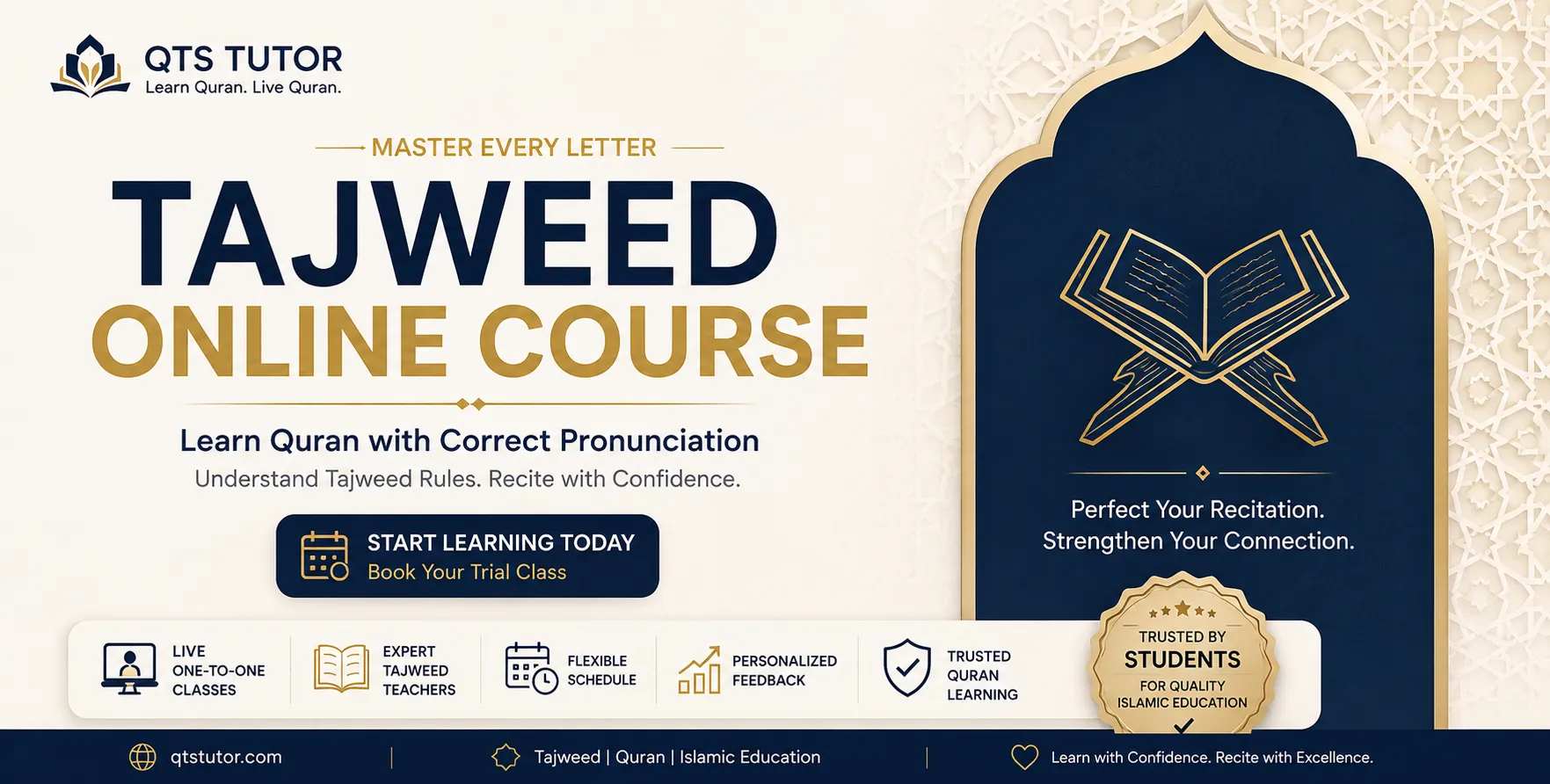 Learn Quran with Tajweed online from home