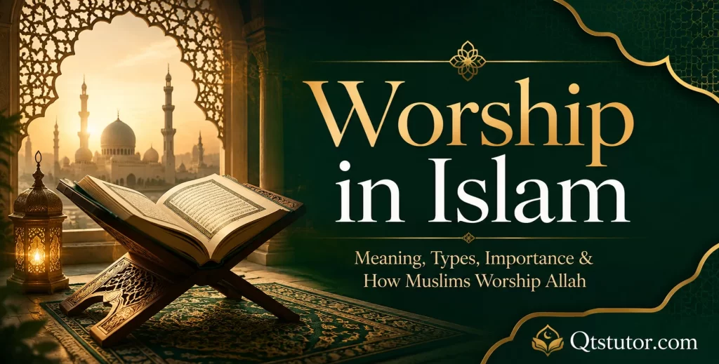 Worship in Islam and connection with the Quran